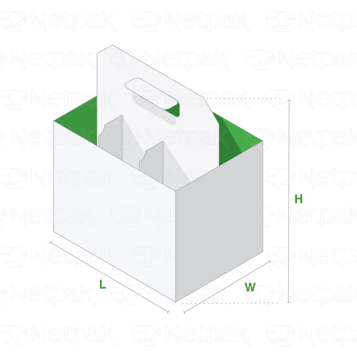 Auto-bottom carrier with open top